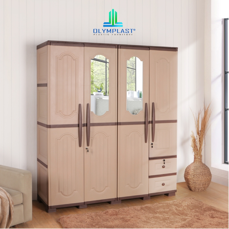lemari plastik olymplast 4 pintu cabinet otc 4p