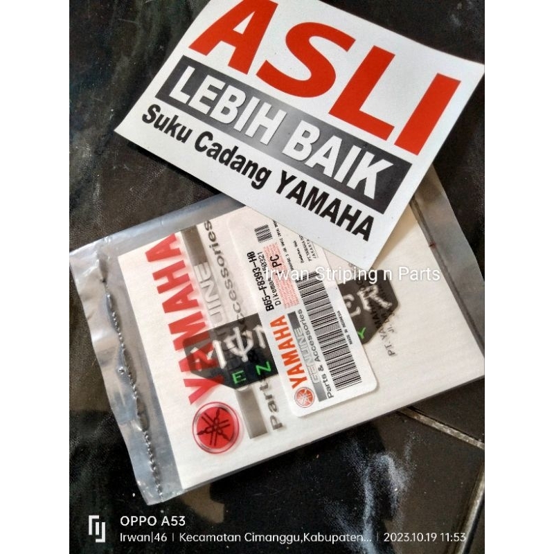Sticker Stiker Striping Dasi Depan Tengah ORIGINAL Yamaha Aerox Monster GP 2019