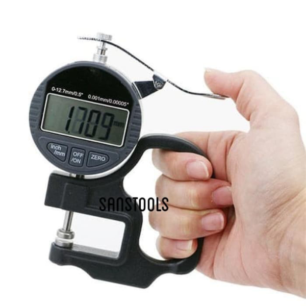 

digital thickness gauge presisi 0.001mm alat ukur ketebalan kulit besi Limited