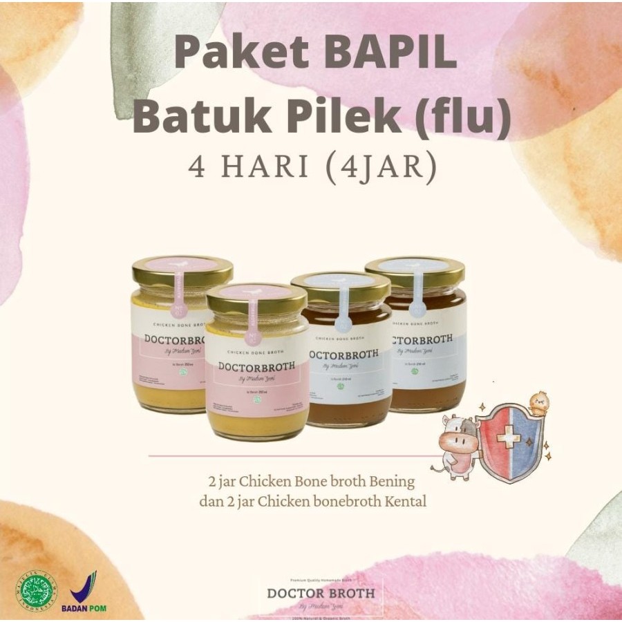 

Paket Bapil (Batuk Pilek Anak) Bone Broth, Doctor Broth Jaksel