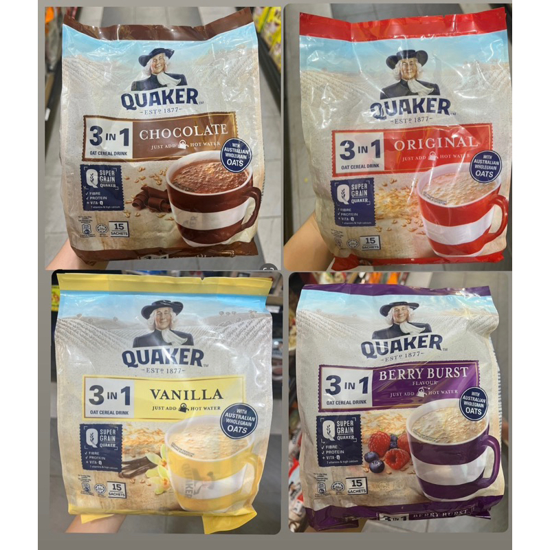 

Quaker Oat Cereal Drink 3in1 Malaysia