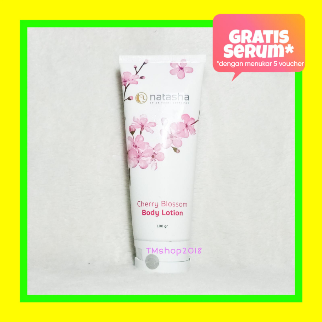 Natasha Skincare Cherry Blossom Body Lotion 100 gram by dr Fredi Setyawan Original