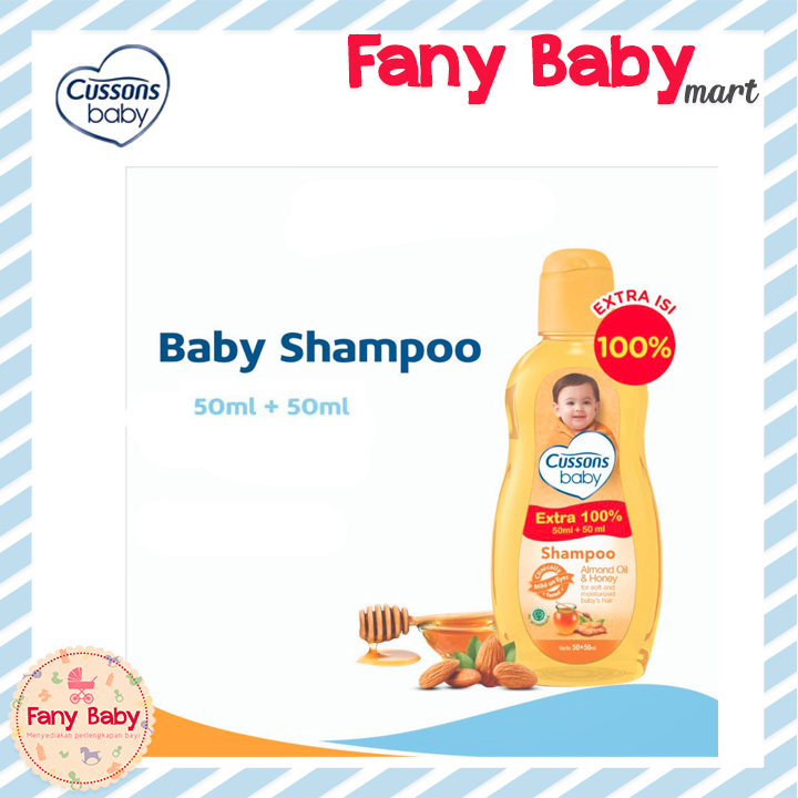 CUSSONS BABY SHAMPOO 50ML + 50ML - SHAMPOO BAYI