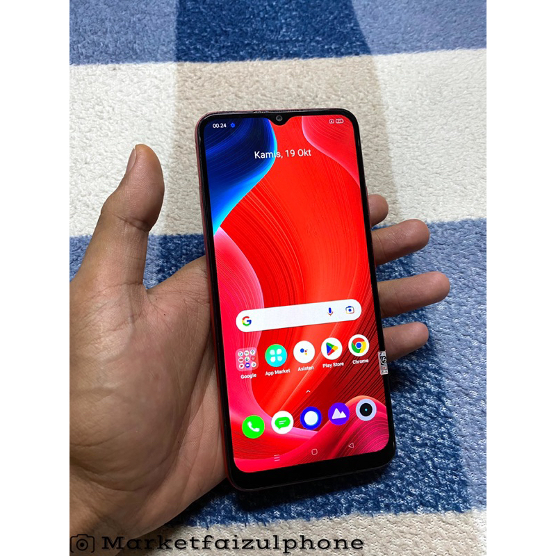 REALME C12 3/32 4G LTE HANDPHONE ANDROID SECOND MURAH