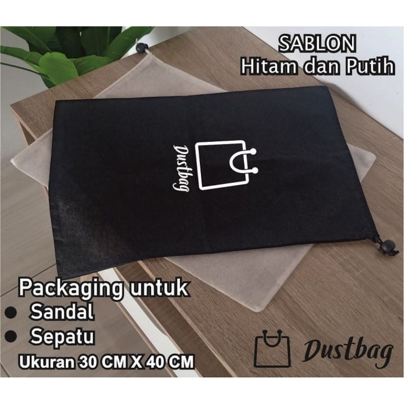 dustbag tas sepatu dan sandal