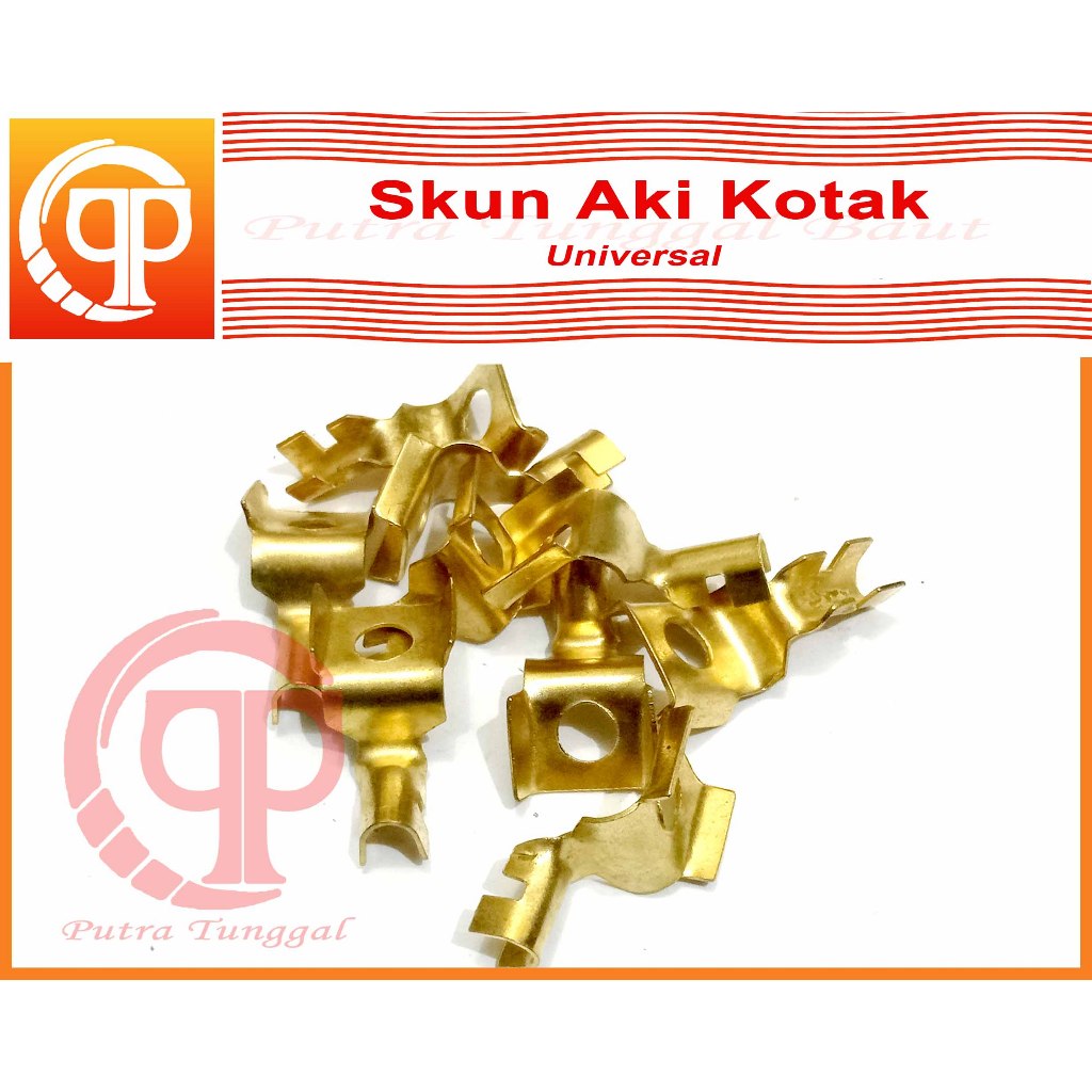 SKUN SKUN KABEL KUNINGAN / SKUN AKI KOTAK/ SKUN AKI MOTOR
