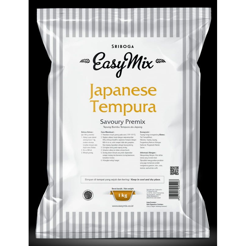 

Tepung Japanes Tempura Sriboga Easymix 1kg