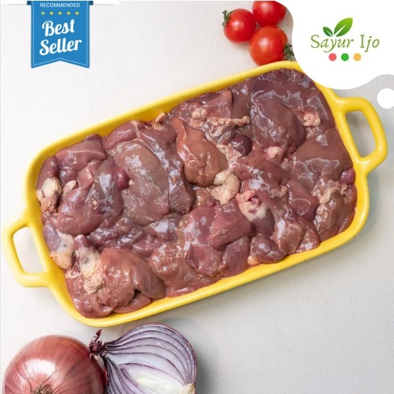 

Hati Ayam 230 - 250 Gram Fresh Frozen Chicken Liver Daging Beku Ati Segar