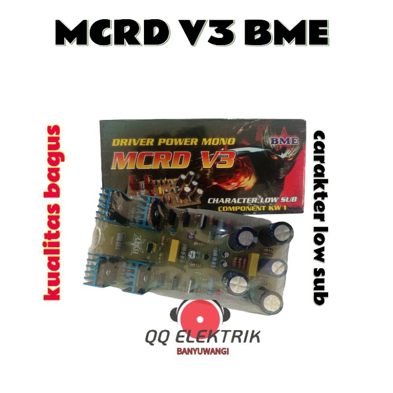DRIVER POWER MCRD V 3 BME KARAKTER LOW SUB
