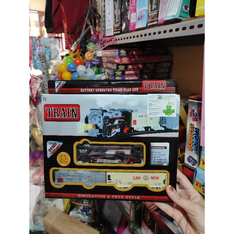 Mainan Kereta Api Rel Baterai