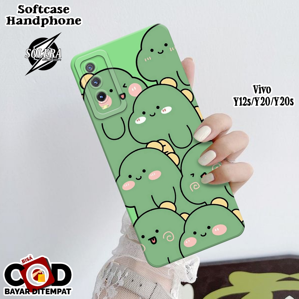 Case Vivo Y12S/Y20/Y20S Softcase Vivo Y12S/Y20/Y20S Terbaru Silikon Pro Camera Fashion Case Kartun D