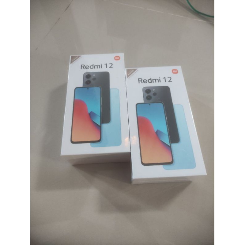 HP VIRALL xiaomi redmi 12 ram 8/128 BLACK, BARU, SEGEL, GARANSI RESMI