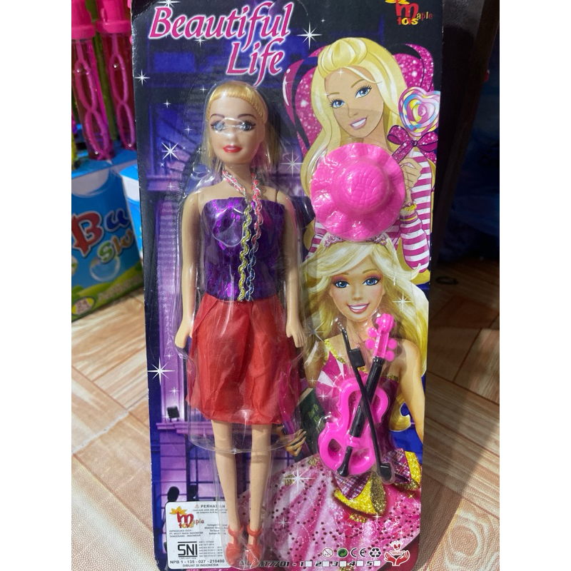 mainan anak boneka princess peri biola set