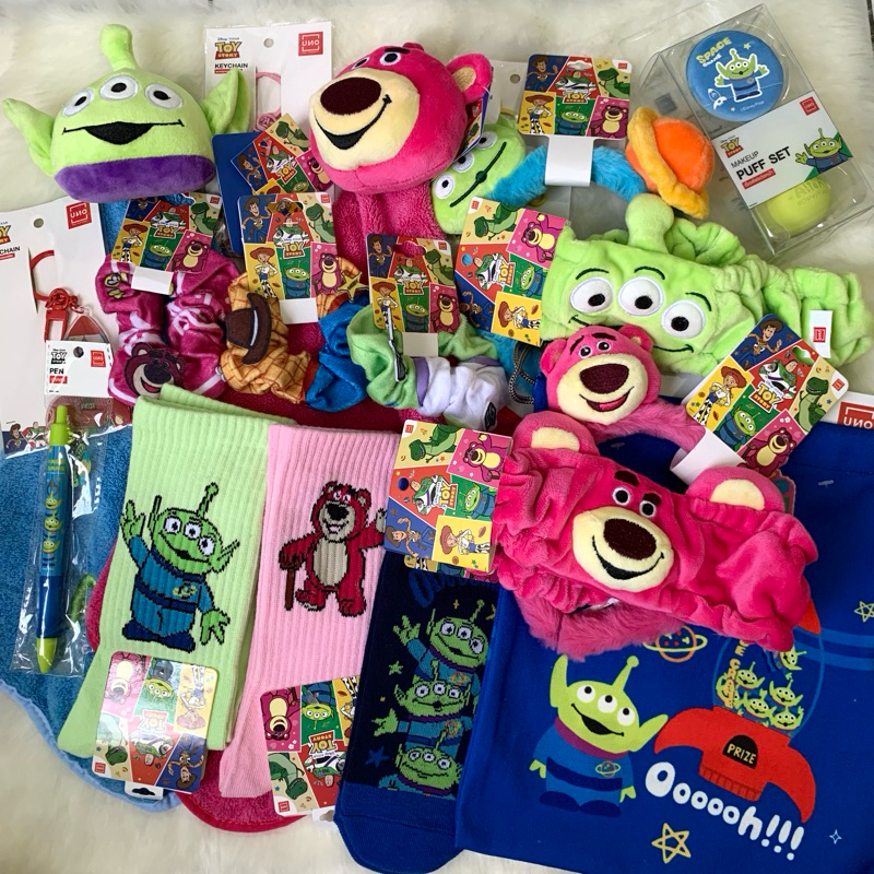 toy story lotso aliens buzz woody / pouch toy story / kaos kaki toy story / bandana bando toy story 
