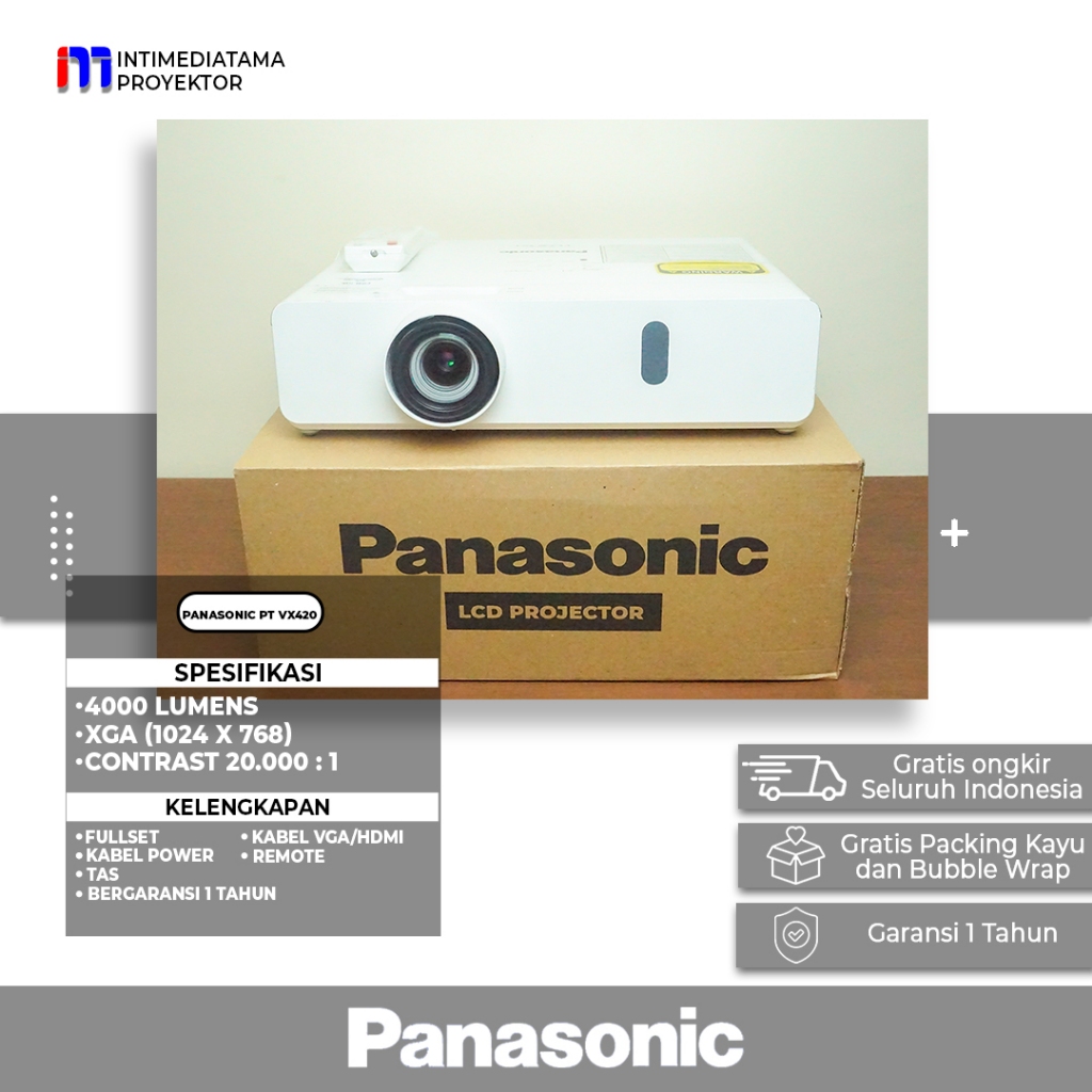 Proyektor Panasonic PT-VX420 1024x768 Lumens 4500