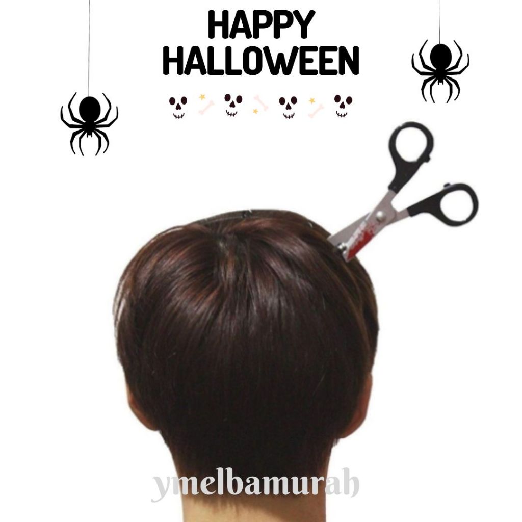 ✔✔ Bando Halloween - PERNIK HALLOWEEN BANDO GUNTING MENANCAP - Bando Aksesoris halloween