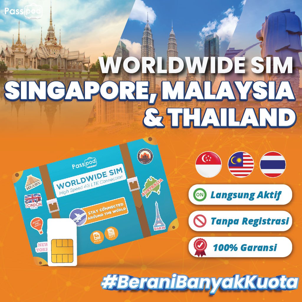 SIM Card Singapore, Malaysia & Thailand