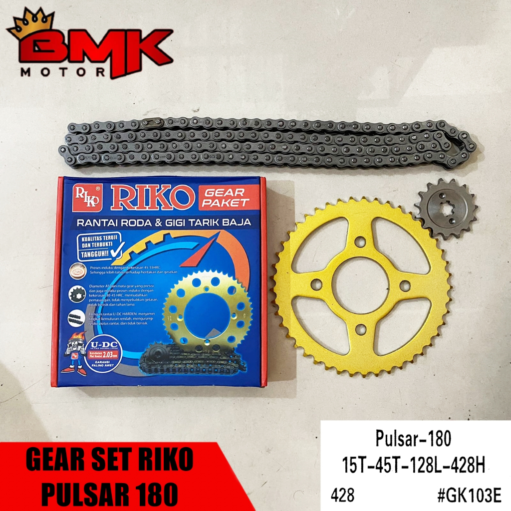 Riko Gear Set Pulsar 180