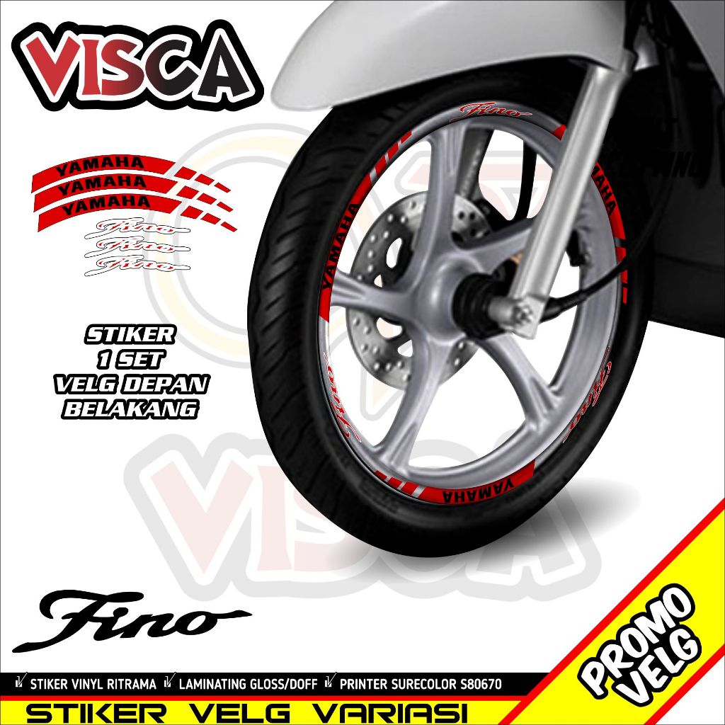 Stiker Velg Fino List Velg Motor Stiker Velg Ring 17 Fino