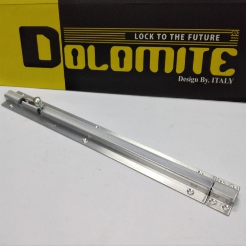 Grendel slot kunci pintu 12 inch silver GR 2272