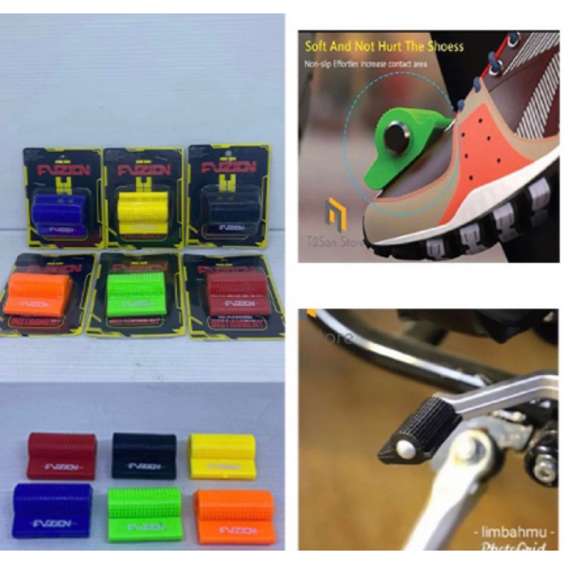 Karet Operan Gigi Motor FUZION / Cover Pedal Tuas Gigi Motor Pelindung kaki / karet gigi motor karet