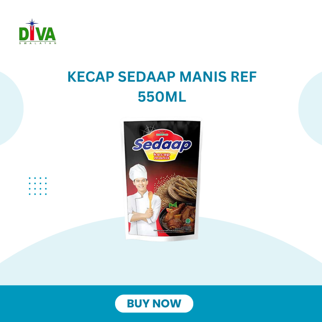 

Kecap Sedaap Manis refiil 550ml Sedap