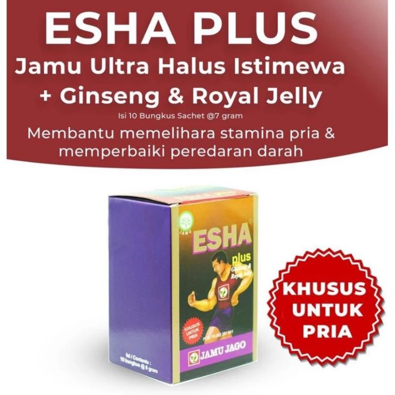 

esha plus ginseng 10s jamu jago