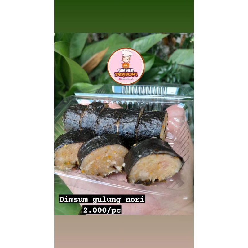 

dimsum Nori - dimsum gulung Nori - dimsum rumput laut Frozen nya dimsumseribuan