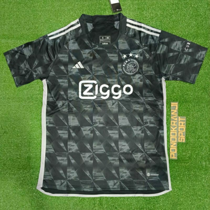 JERSEY BOLA AJAX 3RD HITAM NEW 2023 2024 GRADE ORI IMPORT OFFICIAL