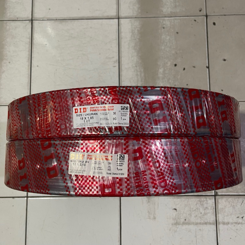 VELG DID KRUM RING 18 UKURAN 185 DAN 215 SEPASANG