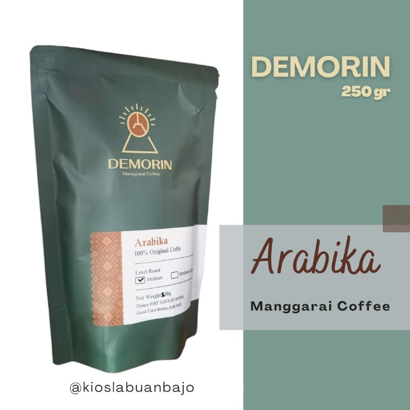 

Kopi Bubuk Arabika Demorin 250 gr Khas Labuan Bajo Manggarai Barat Flores NTT