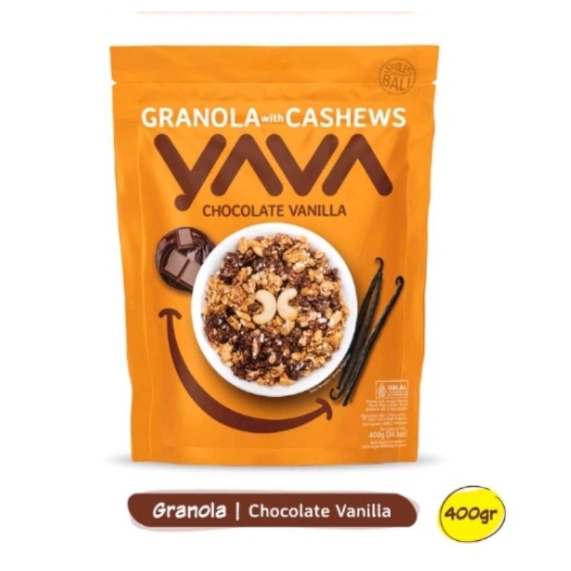 

Yava Granola Chocolate Vanilla Yava East Bali Granola Chocolate Vanilla Granola Coklat Vanilla Yava Granola East Bali Cashew Granola Bites Yava 400gr Granola Yava 400gr sarapan granola