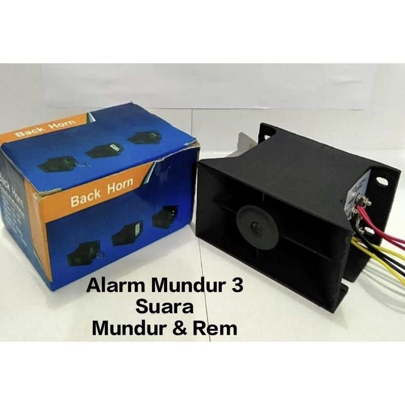 ALARM MUNDUR 3SUARA/ALARM ATRET/BACKHORN/KLAKSON MUNDUR MOBIL TRUCK & BUS 12/24V