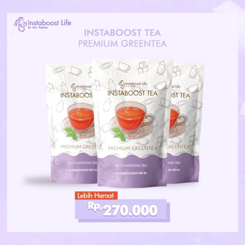 Bundling Instaboost Tea Detox 15 days 3Pcs