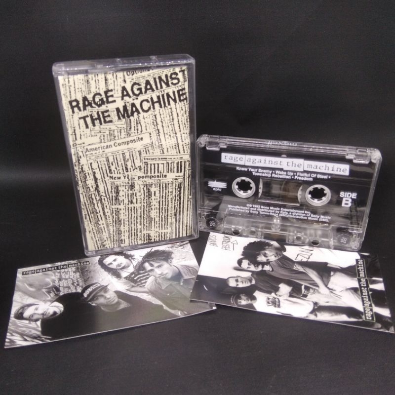 Kaset Pita Rage Against The Machine Self Titled Bootleg Tape Pre Release