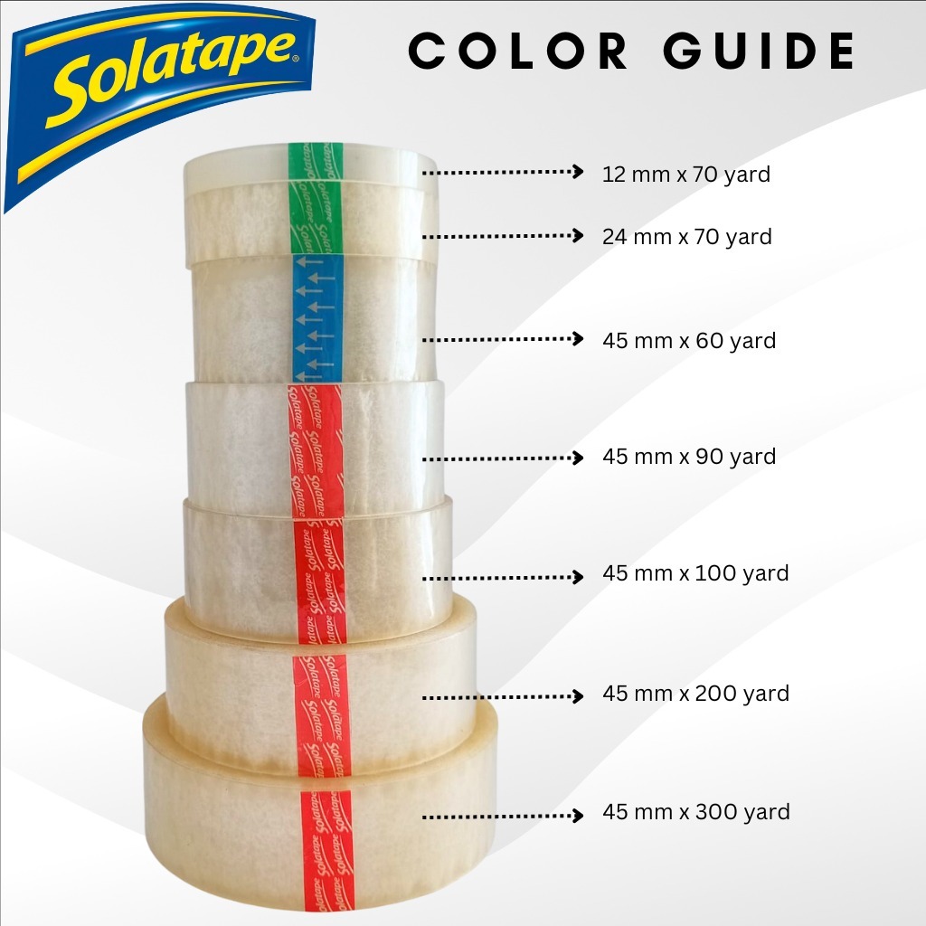 

RB 6 PCS - Lakban Solatape Bening / Coklat 2inch 45mm x 100yard !! 1 SLOP