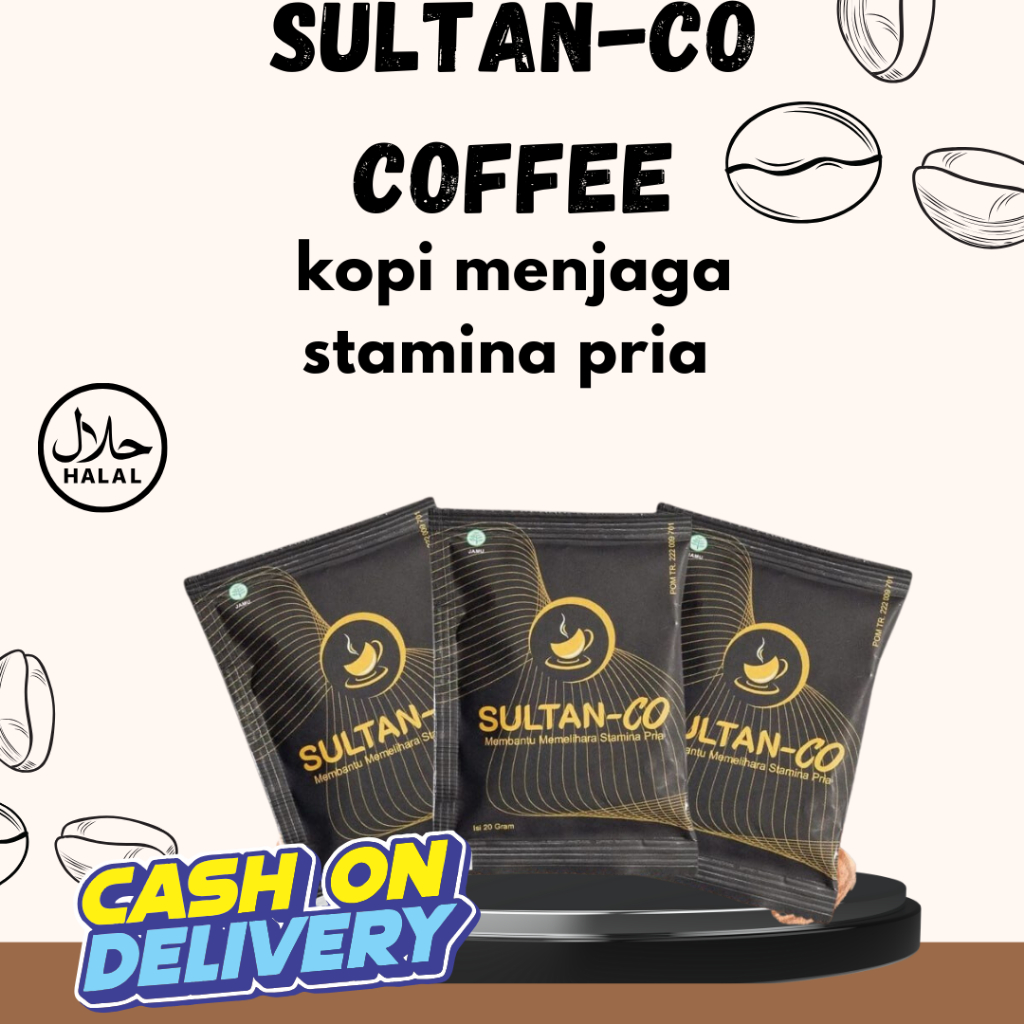 

Kopi Stamina Pria | Sultan-Co Coffee | kopi herbal alami bikin makin lama di ranjnag halal BPOM