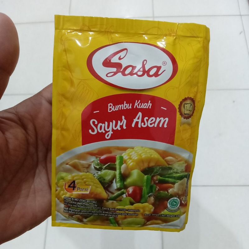 

Mahbubah - Sasa 33 g Bumbu Kuah Sayur Asem