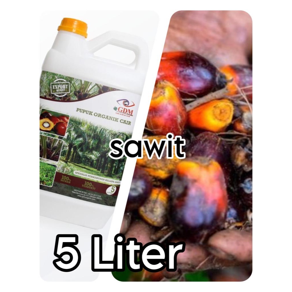 GDM Pupuk Organik Untuk Kelapa Sawit 5 Liter