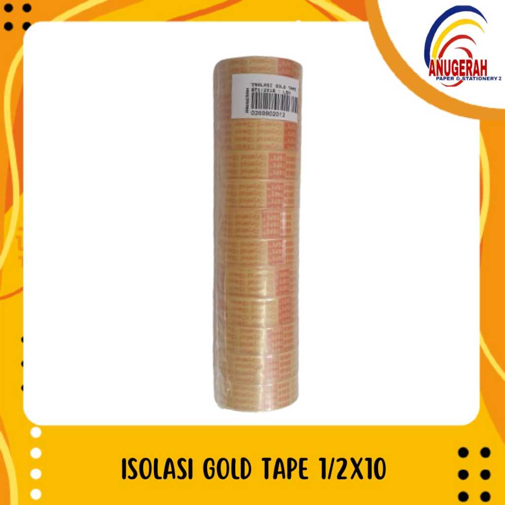 

ISOLASI GOLD TAPE 1/2X10 (SLOP)