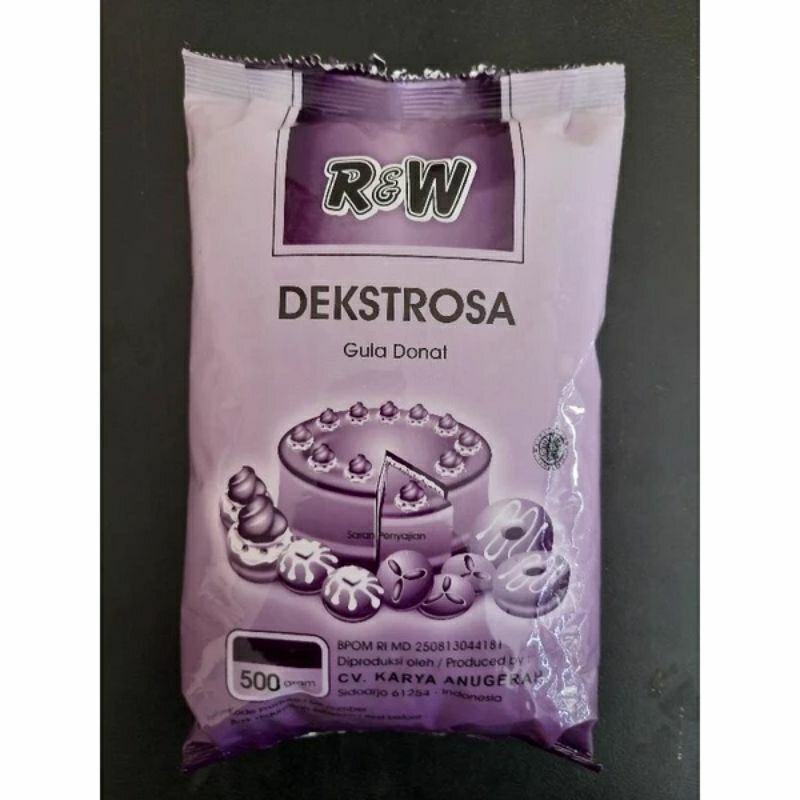 

Gula RW Gula Topping Donat Gula Halus Desktrosa 500gram