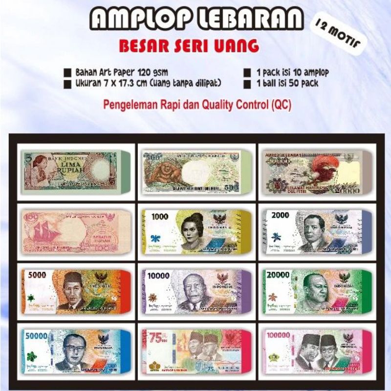 

AMPLOP LEBARAN SERI UANG