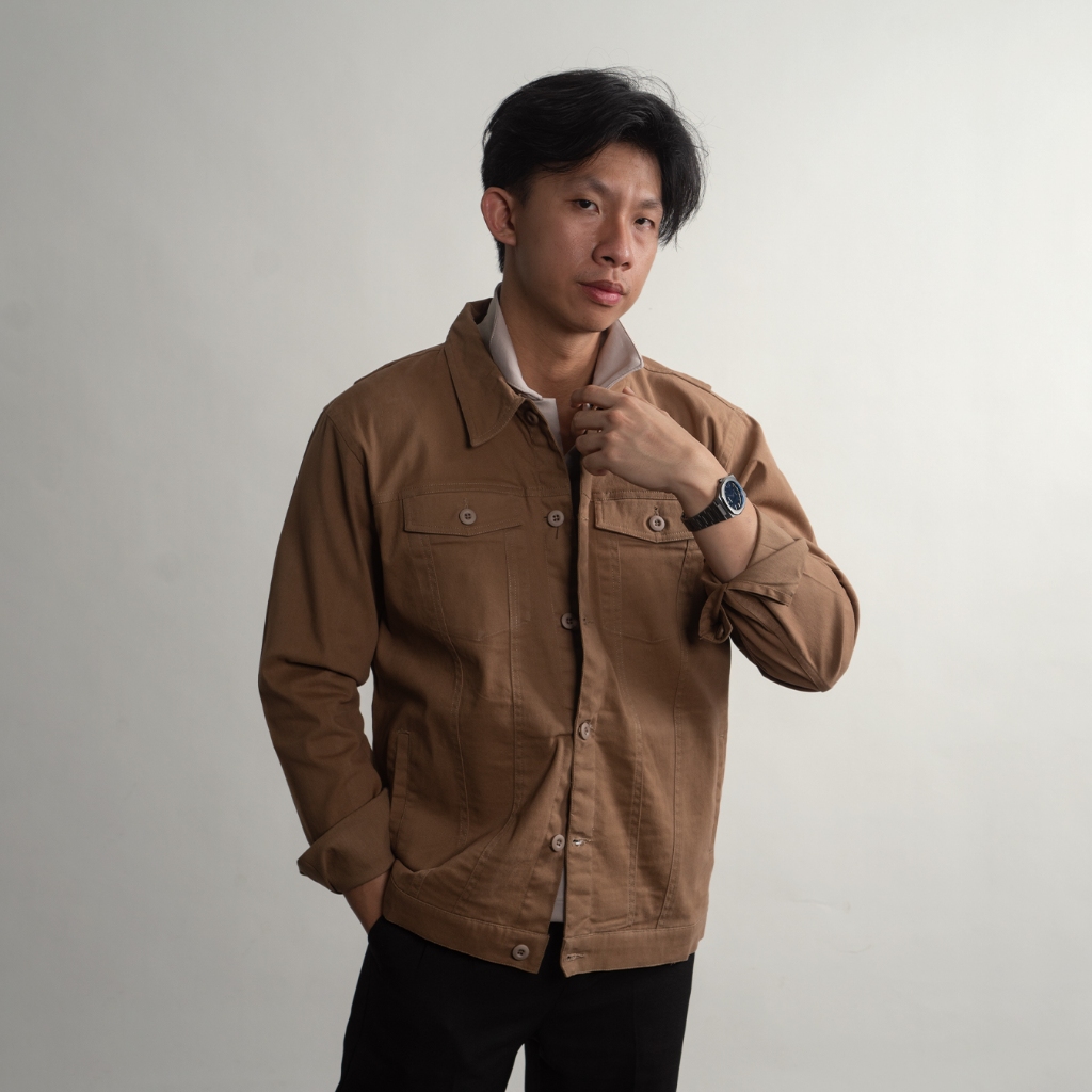 Trucker Jacket Cotton Twill