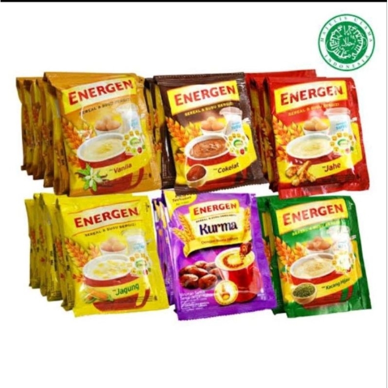 

ENERGEN SEREAL 1 RENCENG 10 SACHET 32gr