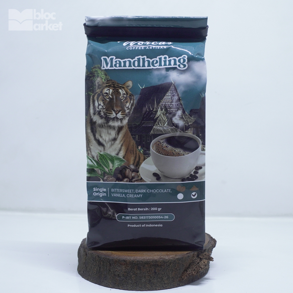 

WORCAS SINGLE ORIGIN MANDHELING 200GR | KOPI BUBUK