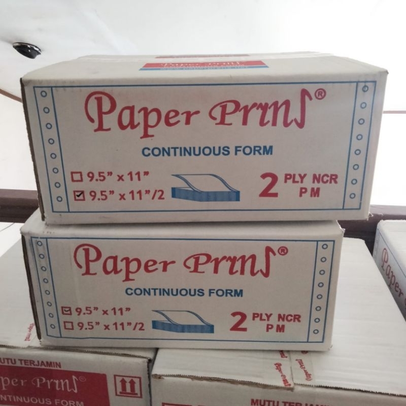 

Cont. Form Paperpryns 9,5 x 11 K-2 Full & K-2 Bagi 2