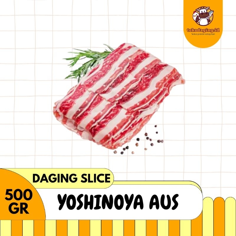 

Daging Yoshinoya AUS Slice 500 gr