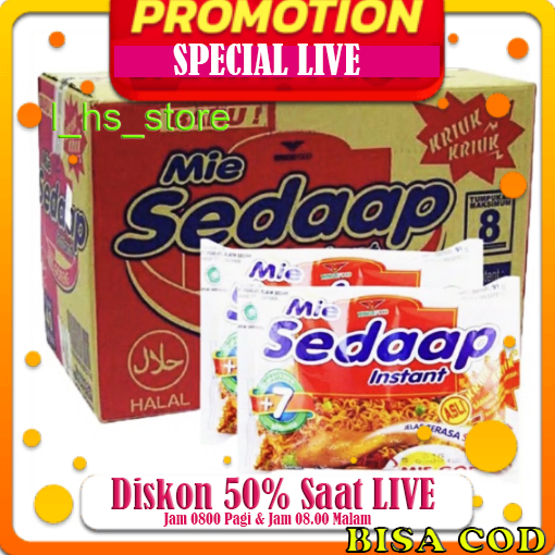 

Paket Mi Sedap Goreng isi 15 Pcs Sembako Termurah Jateng DIY Jabar jatim Bisa COD