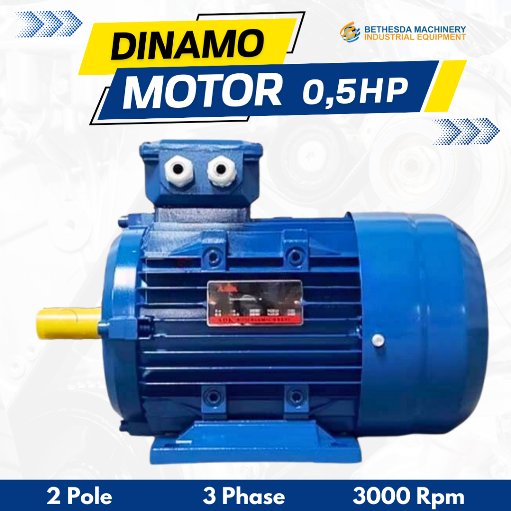 0.5 HP 3 Phase 3000Rpm Electro Motor 0,5HP Dinamo Motor Foot
