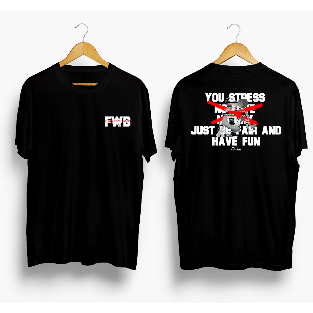 Kaos Distro Original Katun Model Fwb